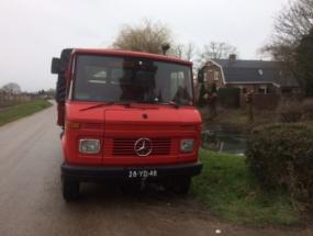 Oldtimer vrachtwagen gespot in Lienden.